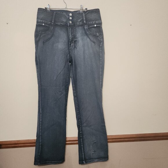 Fashion 2 Love Dark Blue Jeans Size 20 - Picture 1 of 9